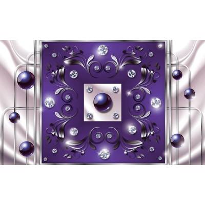 Preinterier FT2794 Fototapeta na stenu Fialový vzor vlies 104cm x 70cm
