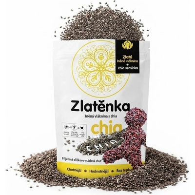 Zlatěnka lněná vláknina a chia 300 g