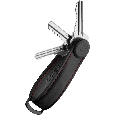 Orbitkey 2.0 Crazy Horse - Obsidian Black & Red