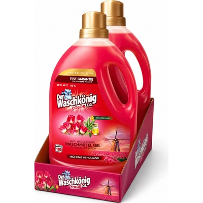 Waschkönig prací gel Color Frühling In Holland limited 2 x 3,305 l 110 PD