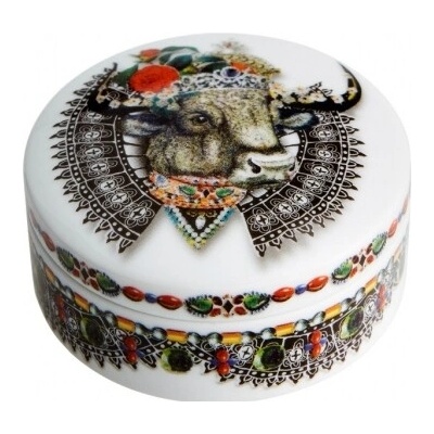 Vista Alegre okrúhla dóza Love Who You Want Monseigneur Bull Christian Lacroix 9,4cm