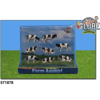 Kids Globe Kravy čiernobiela 8 ks 571878 1:87