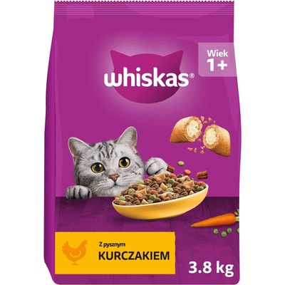 WHISKAS s kuracím mäsom 3,8 kg