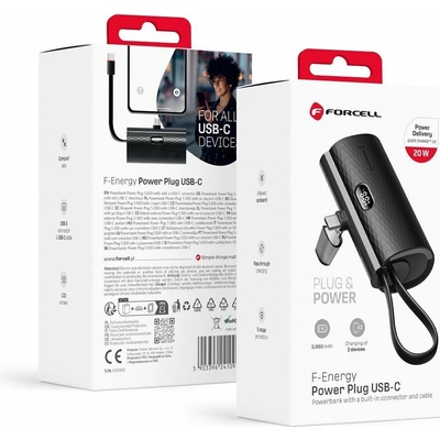 Forcell F-Energy F5K3 5 000mAh černá
