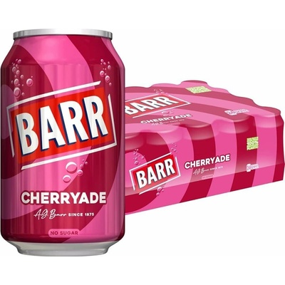 Barr sycený nápoj s příchutí třešní 24 x 330 ml