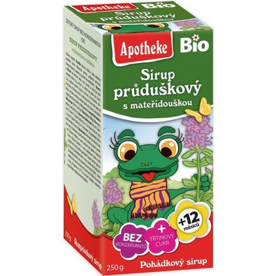 Apotheke Bio Pohádkový sirup Průduškový 250 g – Hledejceny.cz