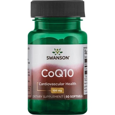 Swanson CoQ10 100 mg 50 softgelových kapslí
