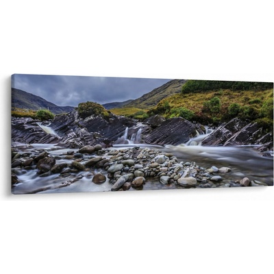 Obraz plynúcej vody, jednodielne 120x50 cm