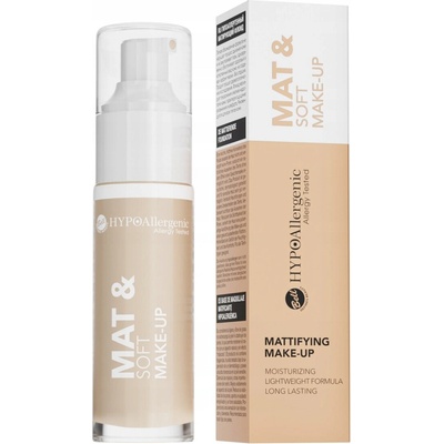 Bell Hypoallergenic Mat&Soft ľahký zmatňujúci make-up 02 Natural 30 ml