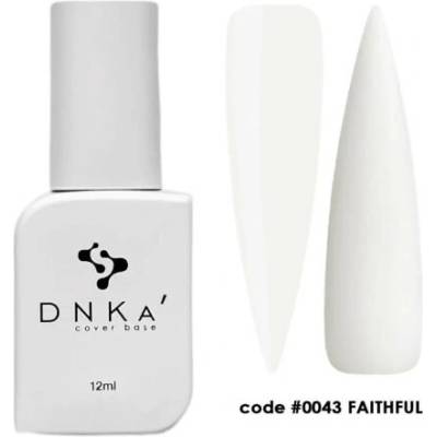 DNKa’ Rubber Cover Base 0043 Faithful mliečno biela rubber báza 12 ml