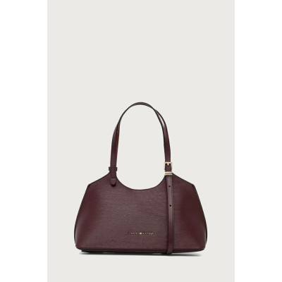 Tommy Hilfiger kabelka typu shopper dámska AW0AW19037 burgundské