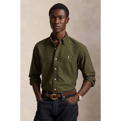 Polo Ralph Lauren pánska bavlnená košeľa 710805564 zelená