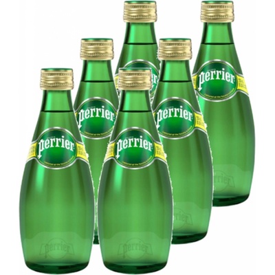 Perrier Voda minerální perlivá 4 x 330 ml