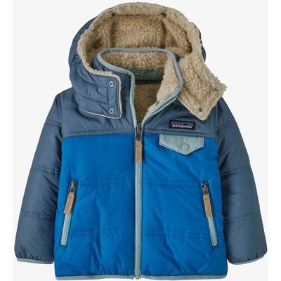 Dětská bunda Patagonia Reversible Tribbles Hoody - endless blue