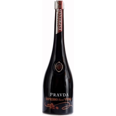 Pravda vodka Espresso 0,7 l (holá láhev)