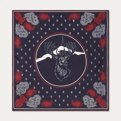 Luxusní hedvábný šátek We Norwegians Western Silk Scarf