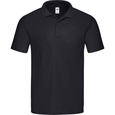 Fruit of the Loom polokošile Original polo krátký rukáv pánská black