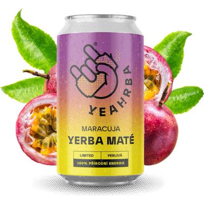 Yeahrba Maracuja sycená 330 ml