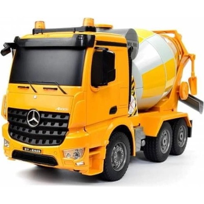 Jamara Merecedes-Benz Arocs CEMENT MIXER 4WD liceneováno funkčné mix zvuk LED RTR 1:20