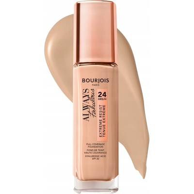 Bourjois Krycí make-up Always Fabulous 24h Extreme Resist Full Coverage Foundation 100 30 ml