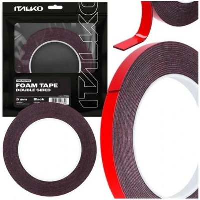 Italko Obojstranná montážna páska penová 3 mm x 5 m čierna 98170