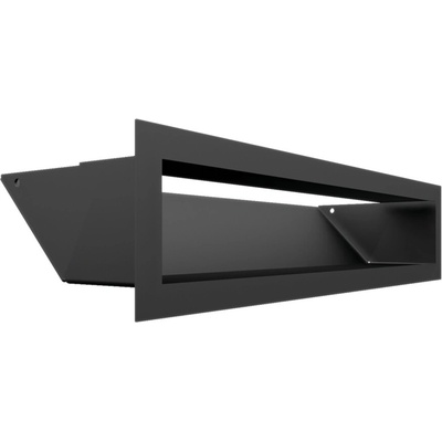 Kratki Mriežka LUFT 90 x 400 mm čierna 45S SF - plytká
