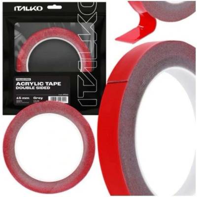 Italko Obojstranná akrylová montážna páska 12 mm x 5 m šedá 97234