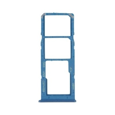 Držák (šuplík) SIM Samsung A125 Galaxy A12 blue