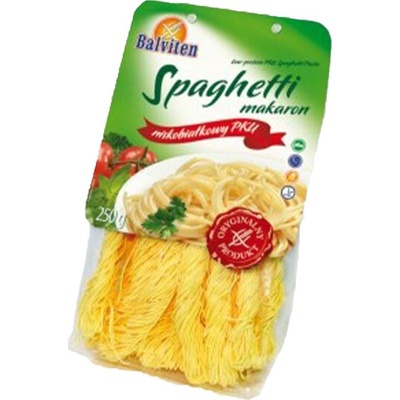 Balviten těstoviny PKU špagety nízkobílkovinné 250 g