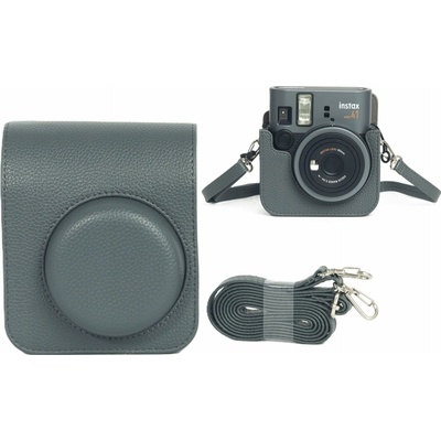 LoveInstant Pouzdro na fotoaparát Fujifilm Instax Mini 41 Šedé