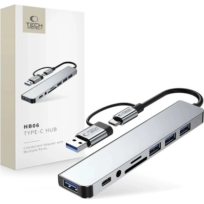 Tech-Protect HB06 HUB 9in1 Space Grey