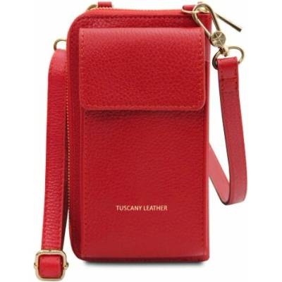 Tuscany Leather Kožené puzdro na peňaženku telefón s popruhom TL Bag
