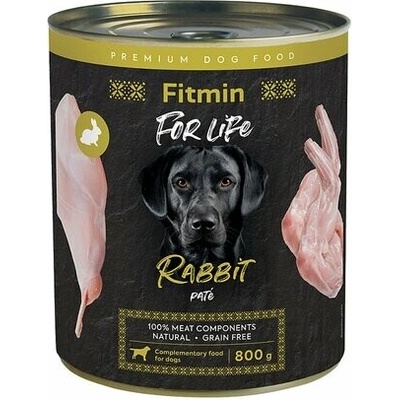 Fitmin dog For Life tin rabbit 8 x 800 g