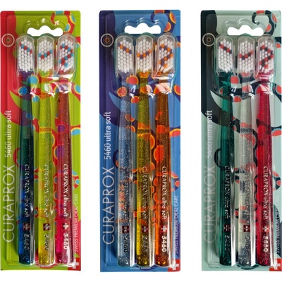 Curaprox CS 5460 Ultra soft Summer Octopus 3 ks