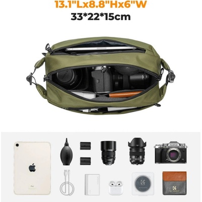 K&F Concept Alpha Sling 10L Green – Hledejceny.cz