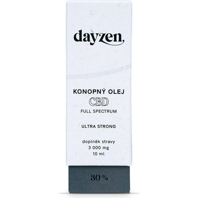 dayzen full spectrum CBD konopný olej 30% 10 ml ultra strong