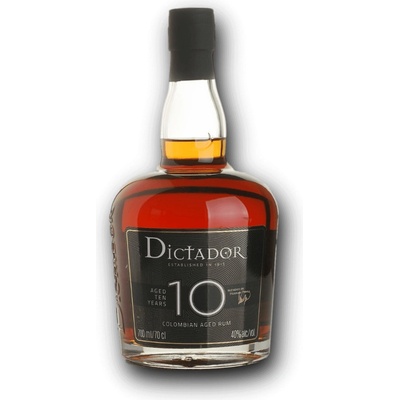 DICTADOR 10y 40% 0,7 l (holá láhev)