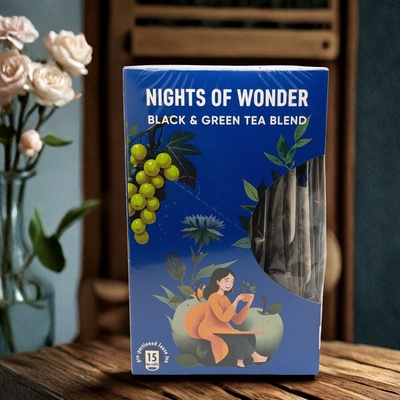 Tea Moments Nights of Wonder 15 sáčků černý a zelený čaj 33 g