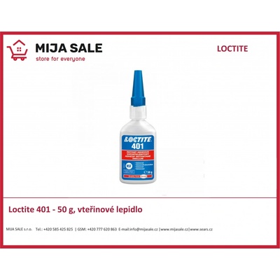 LOCTITE 401 vteřinové lepidlo 50 g – Hledejceny.cz