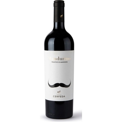 MANDURINO Primitivo Di Manduria DOP BIO-VEGAN 2019 16% 0,75 l (holá láhev)