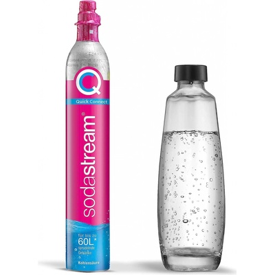SodaStream CO2 Quick Connect CQC + skleněná láhev 1l – Hledejceny.cz