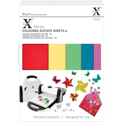 Docrafts fólie A5 mix barev 15 ks