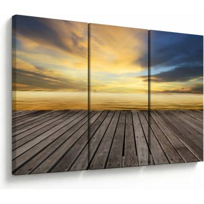 Obraz - Mólo s výhľadom, trojdielne 120x80 cm