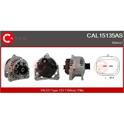 Generátor CASCO CAL15135AS