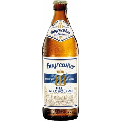 Bayreuther HELL Alkoholfrei 0% 0,5 l (sklo)