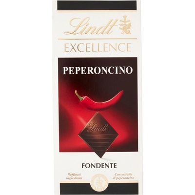 Lindt Excellence hořká čokoláda Chilli dark, 100 g