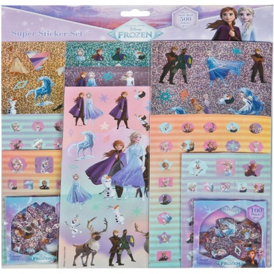 Karton PP set nálepek Frozen