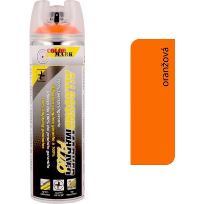 Color-Mark Allroundmarker 360° fluorescenčná oranžová 500ml - bodové značenie