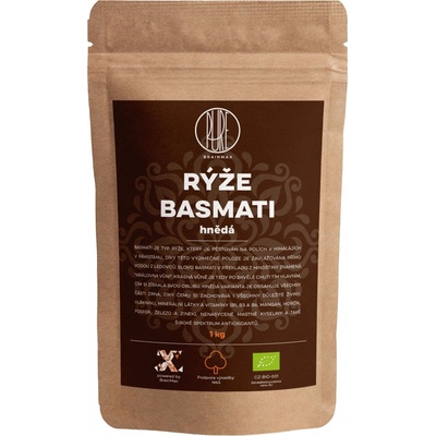 Basmati BrainMax Pure rýže hnědá Bio 1 kg