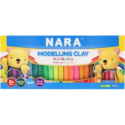 Strigo Plastelína / modelína NARA 24 barev